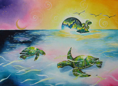 Print - Turtles - The Journey